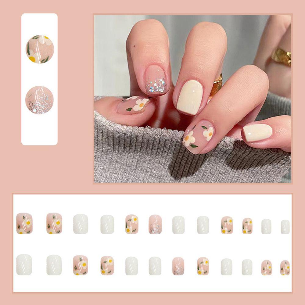 Bộ Móng Tay Giả Hình Hoa Anh Đào Nhật Bản Cho Nữ