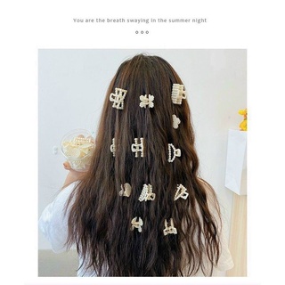 Kẹp nửa tóc đính hạt xiêu xinh(4cm-4.5cm)