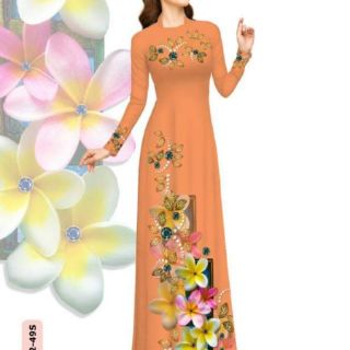 Vải áo dài in 3D ( lụa nhật, tằm ý)