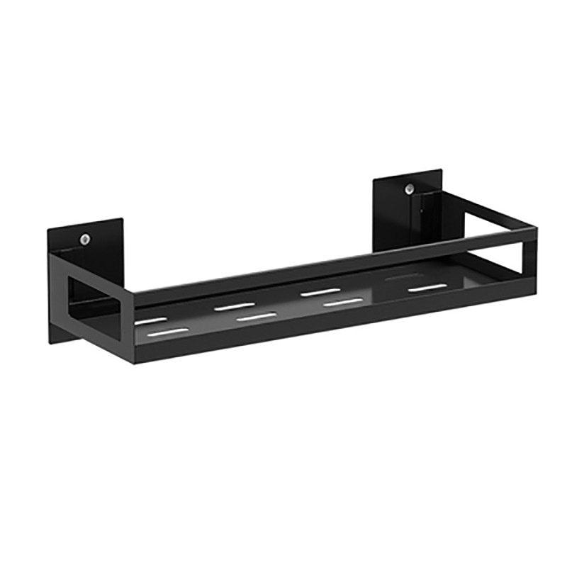 Kệ Đựng Gia Vị , Kệ để đồ nhà Tắm Dán Tường Inox phủ Sơn Tĩnh Điện Cao Cấp màu đen