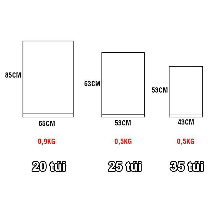 Cuộn túi đựng rác tự phân hủy, Túi bóng đựng rác không rỉ nước, không bốc mùi, an toàn, bảo vệ môi trường cms