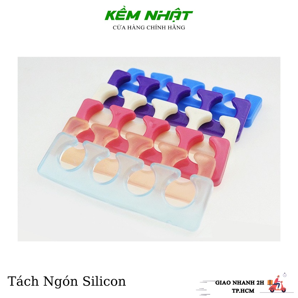 Kẹp Tách Ngón Silicon - Màu Ngẫu Nhiên