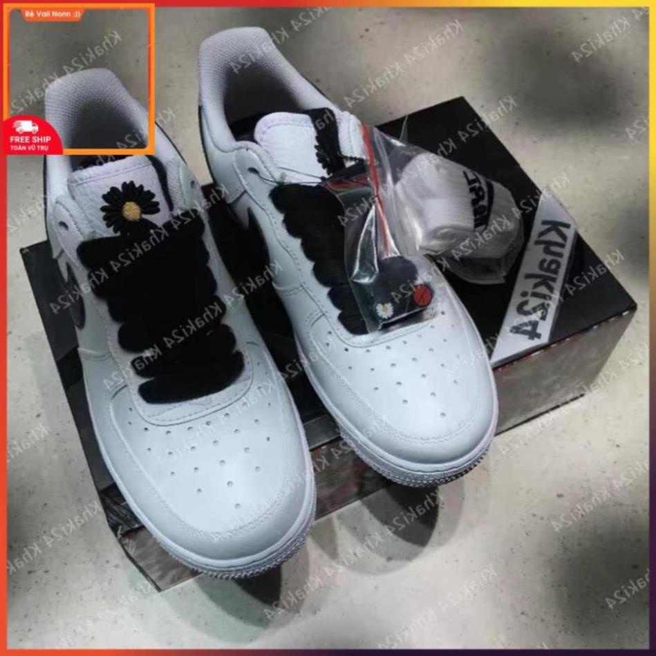 Giày Nam Nữ Trắng - Giày Nike Air Force 1 AF1 Hoa Cúc Sơn Đế Cổ Thấp Năng Động G07 . ^ -ju2 ! 🎱️