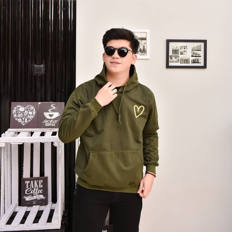 ZARA Áo Hoodie In Hình Trái Tim Xinh Xắn Cho Nữ