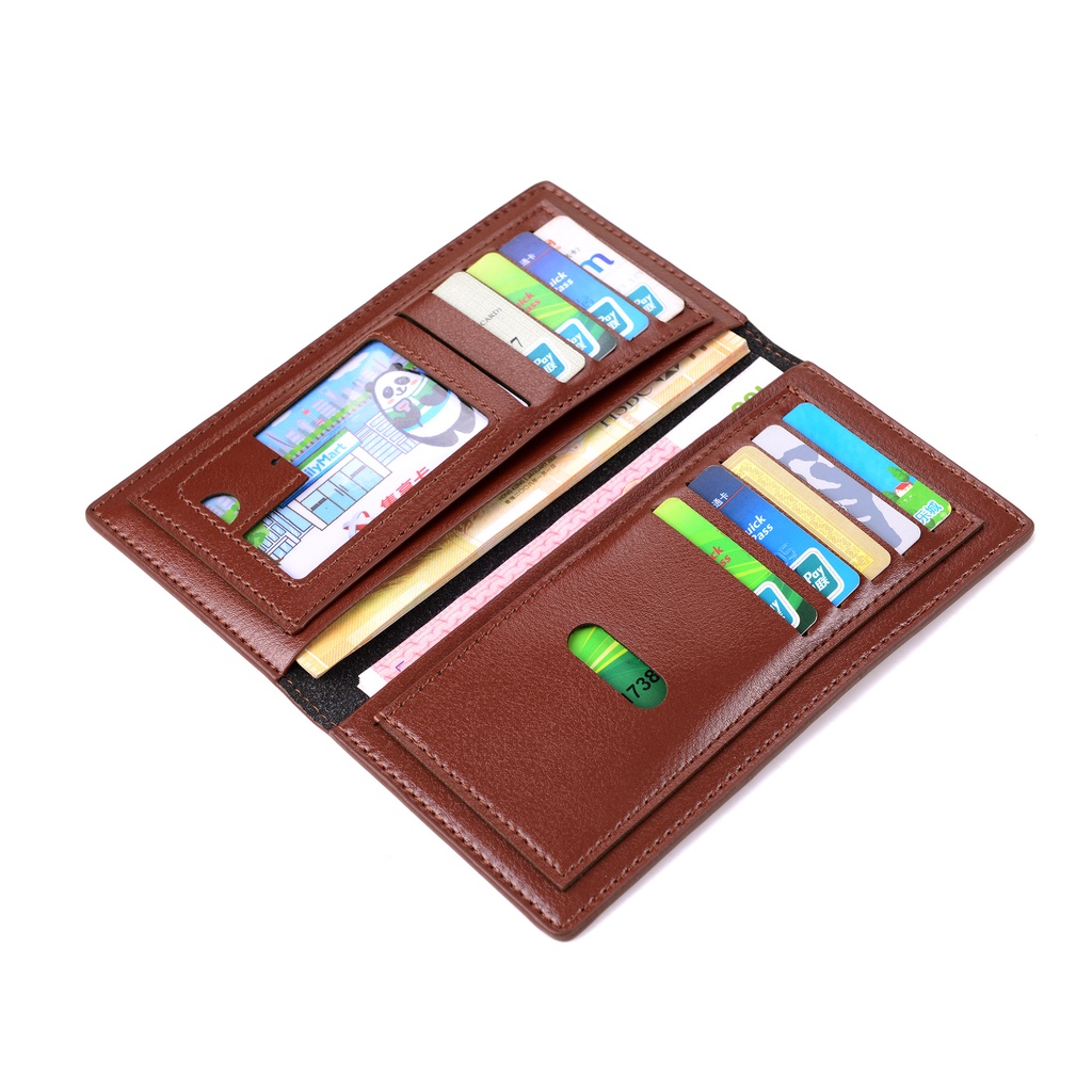 Ví da PU dáng dài thiết kế mới thời trang nam tính