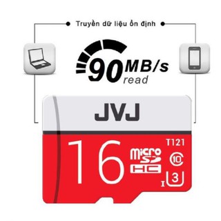Thẻ nhớ 16gb jvj pro u3 class 10 - chuyên dụng dành cho camera