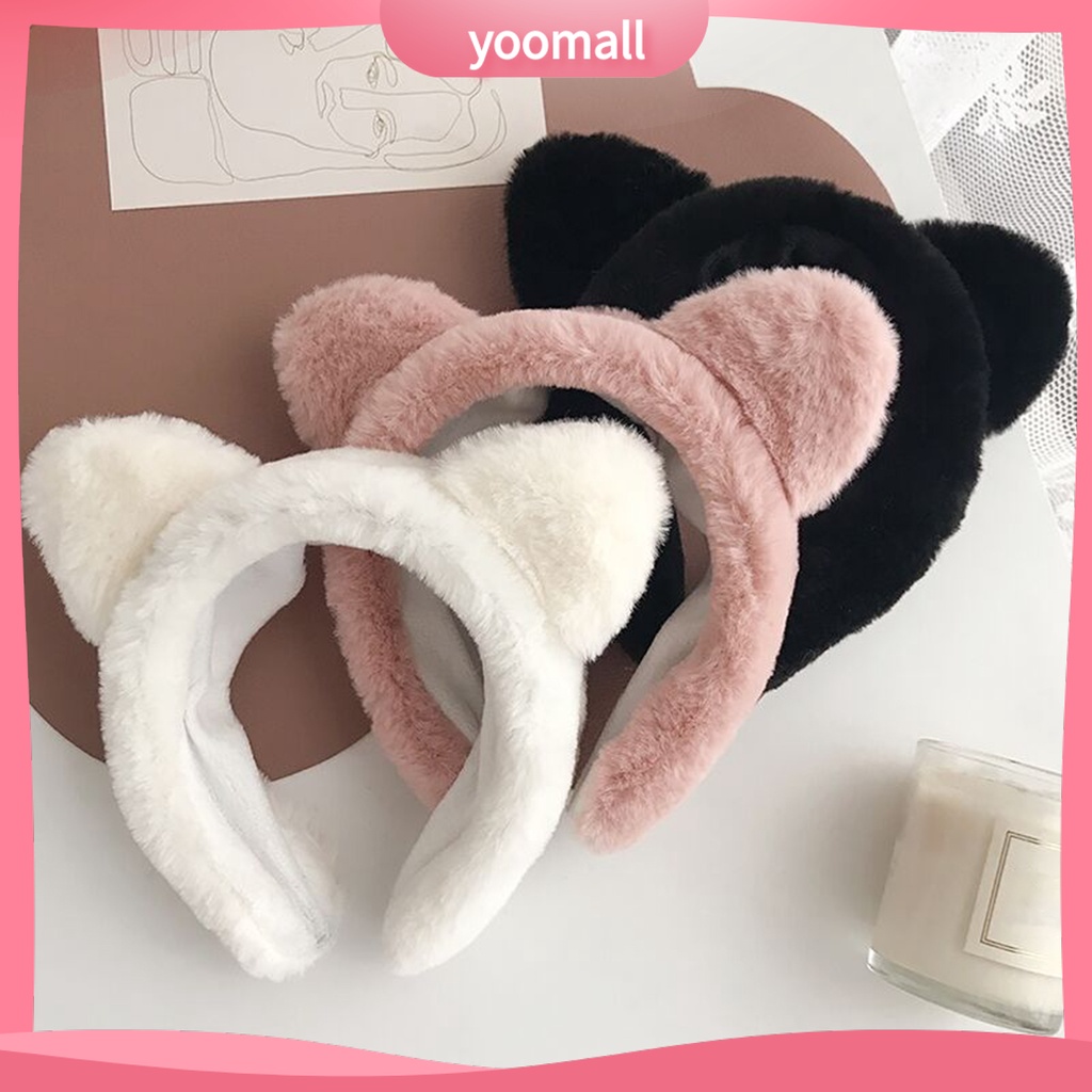 Băng Đô Cài Tóc Hình Tai Mèo Đơn Giản Cho Nữ