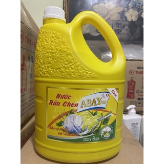Nước rửa chén ABAY 4KG hương chanh siêu sạch - tiết kiệm hàng công ty