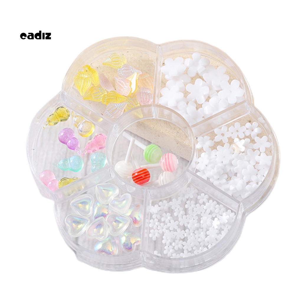 Hạt Charm Tạo Hiệu Ứng 3D Nhiều Kiểu Trang Trí Móng Tay DIY