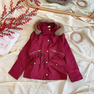 Parka lót lông hàng có sẵn