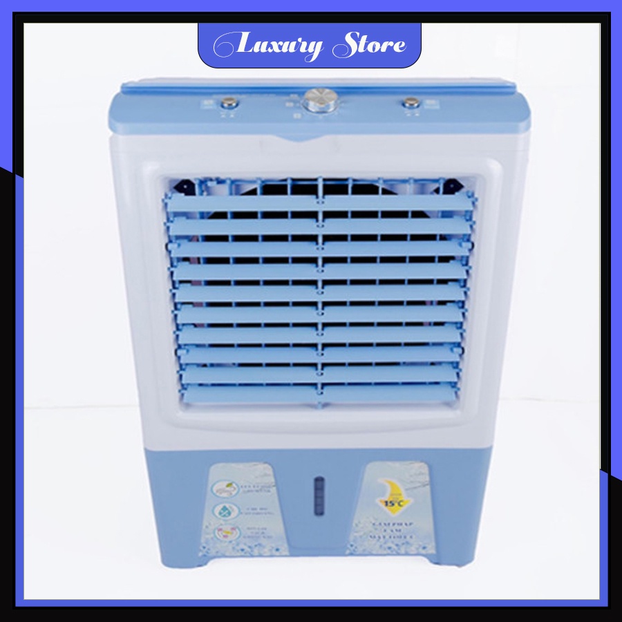 Quạt điều hòa hơi nước, hơi đá dung tích 40L công suất lớn  Tặng kèm 2 đá khô