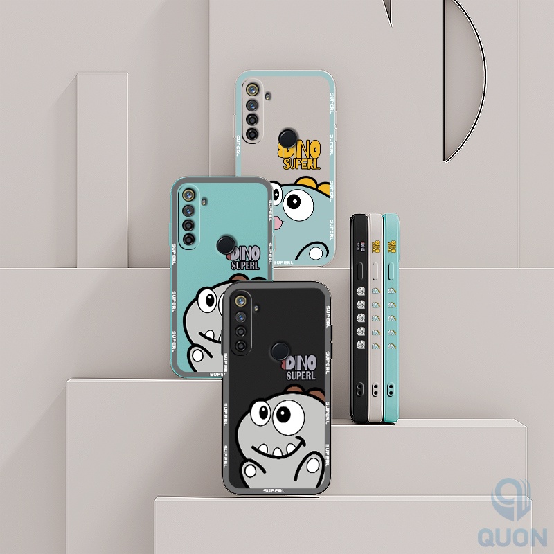 Ốp Điện Thoại TPU Mềm Hình Khủng Long Dễ Thương Cho Realme 5 6 7 pro 5i 6s 6i 7i C17