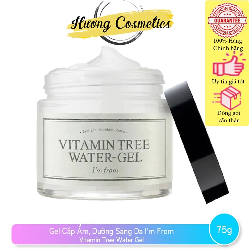 Gel Dưỡng Da I’m From Vitamin Tree Water Gel-( New) Ảnh thật, gel dưỡng ẩm cấp nước sáng da