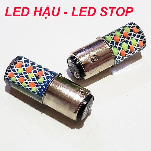 Đèn Hậu Stop 7 Màu 2 Chế Độ Demi và Stop