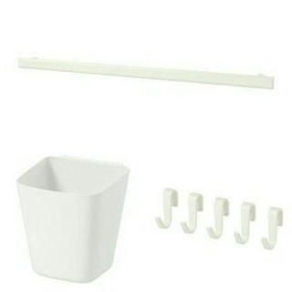 Bộ 5 móc treo đồ Ikea Sunnersta (Trắng)