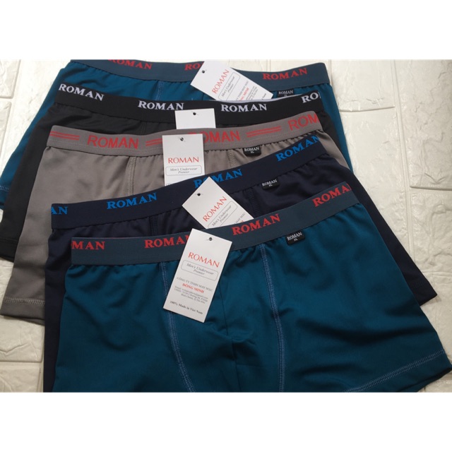 Combo 5 quần sịp đùi nam thun mát hiệu Roman/Tonny