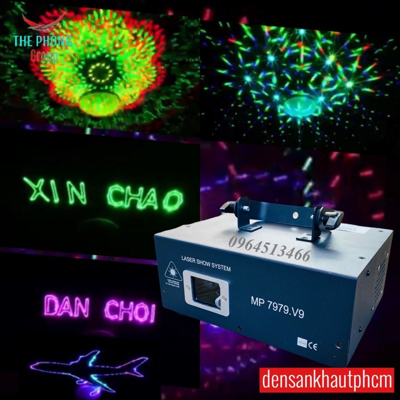 Đèn Bay Phòng Laser MP7979 Đèn Bay Phong Đẳng Cấp Nhất Thương Hiệu MP