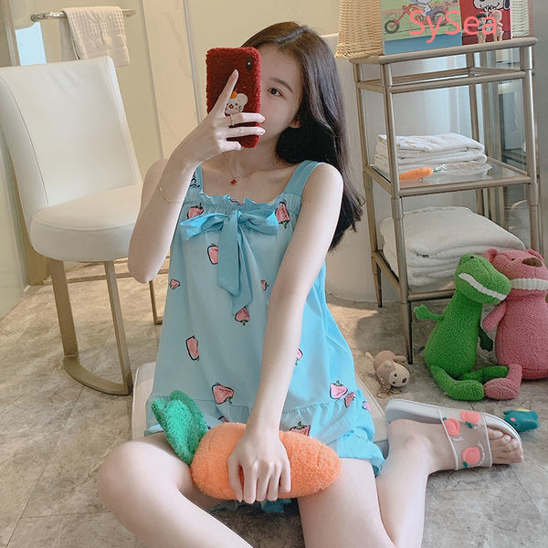 Bộ Đồ Ngủ Hai Mảnh Thời Trang Mùa Hè Quyến Rũ Dành Cho Bạn Nữ