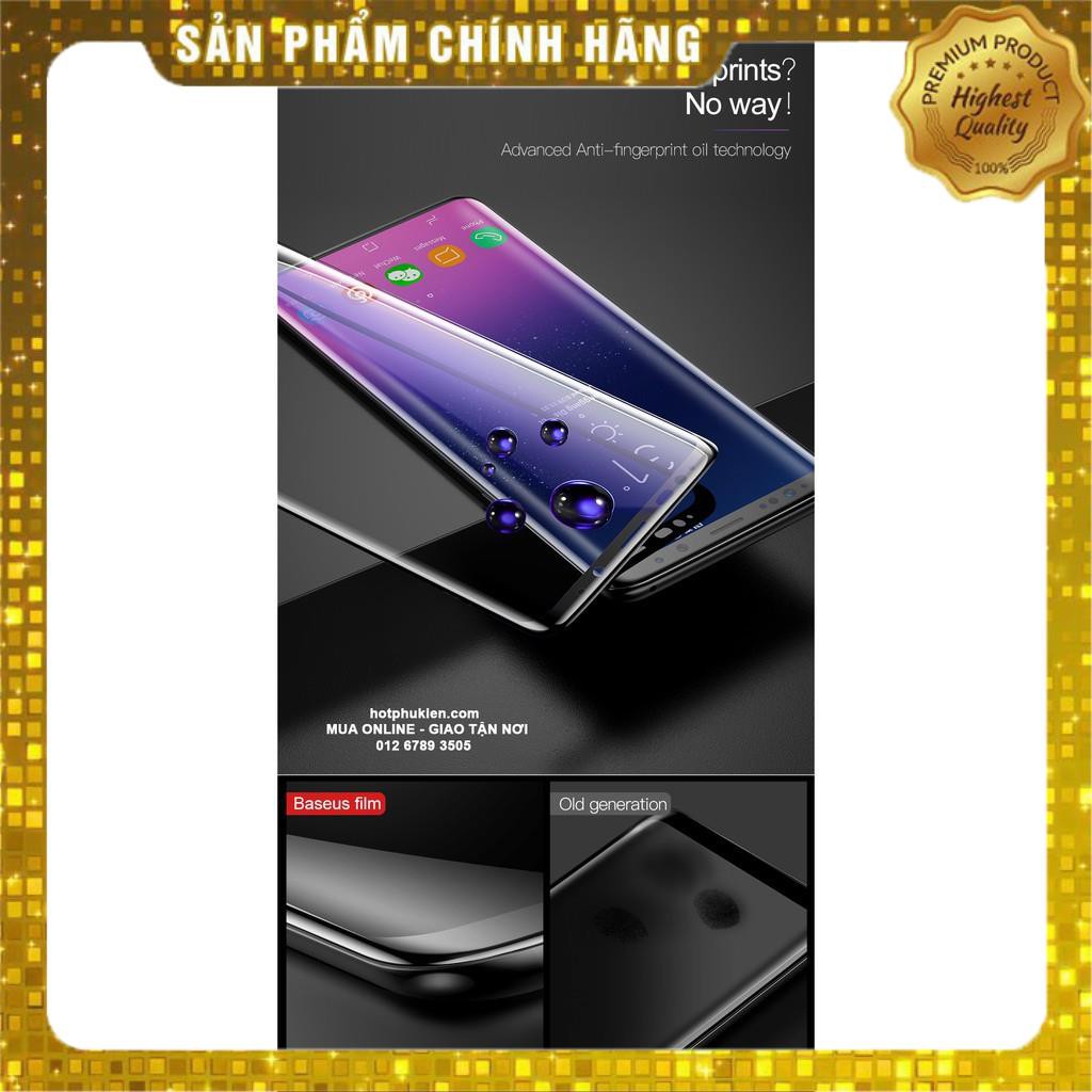 [BH 1 ĐỔI 1] Miếng dán Kính cường lực 3D Arc full màn hình Samsung Galaxy S9 Plus chính hãng Baseus