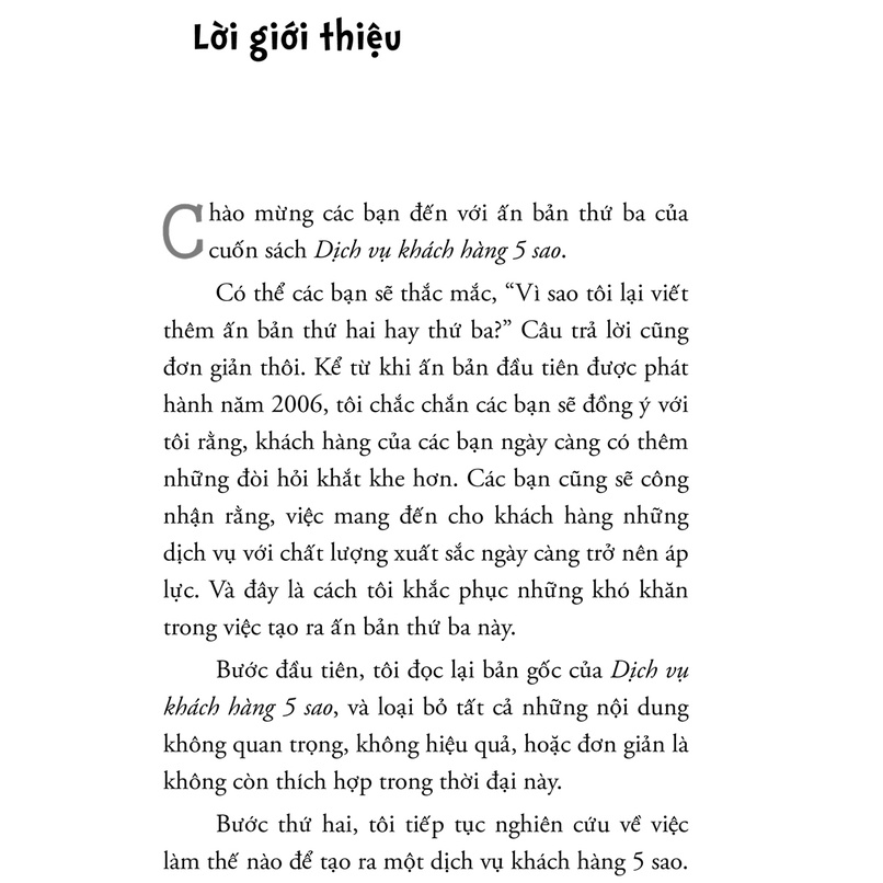 Sách - Dịch Vụ Khách Hàng 5 Sao - AL