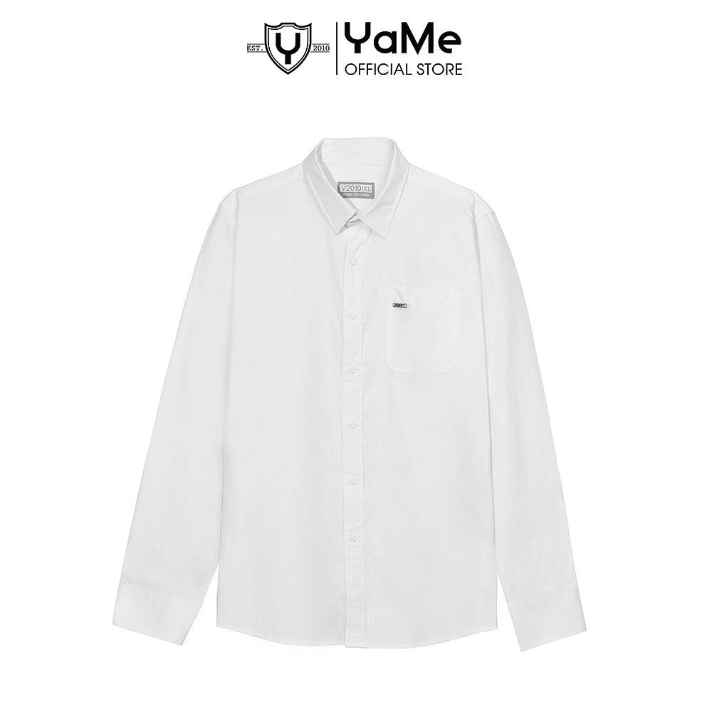 Áo Sơ Mi Nam Tay Dài Đơn Giản Thương Hiệu Y2010 Ver22 20711 |YaMe|