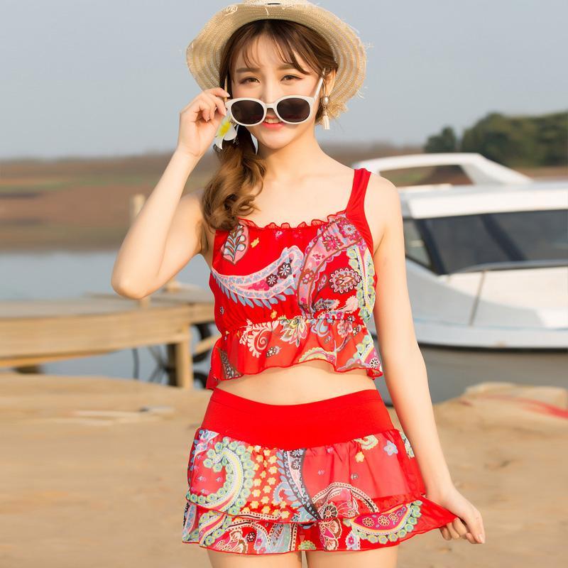 Bộ Đồ Bơi Hai Mảnh Xếp Li Cho Nữ 8837 | BigBuy360 - bigbuy360.vn