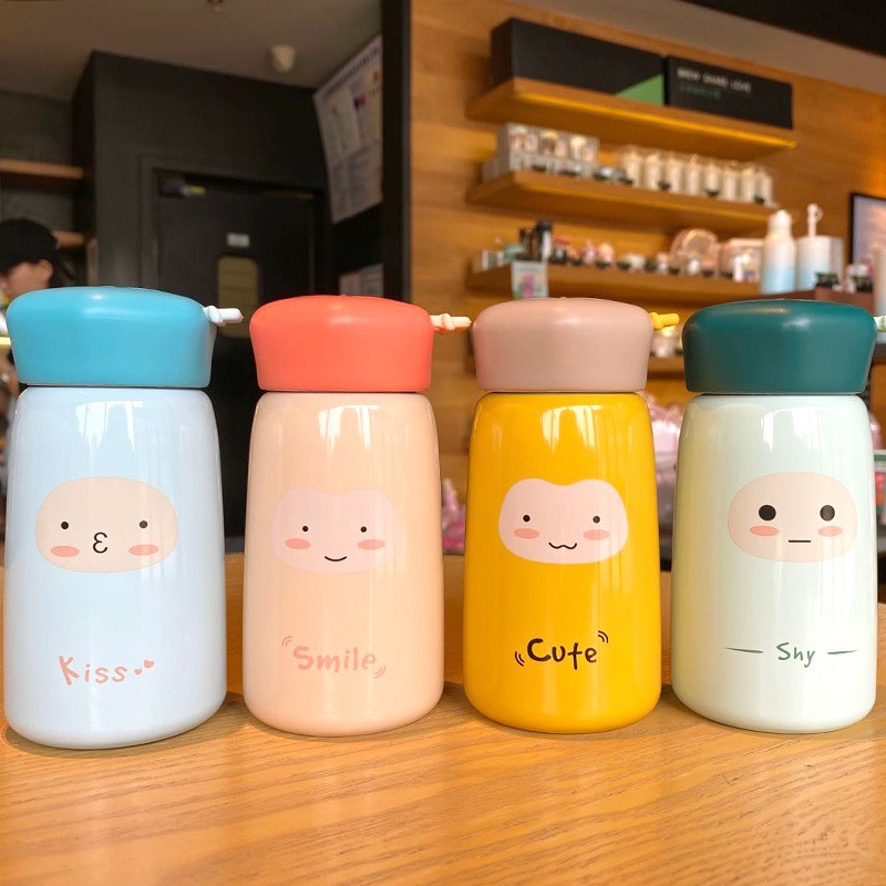 Bình giữ nhiệt mini siêu Cute nhiều sắc màu 250ml