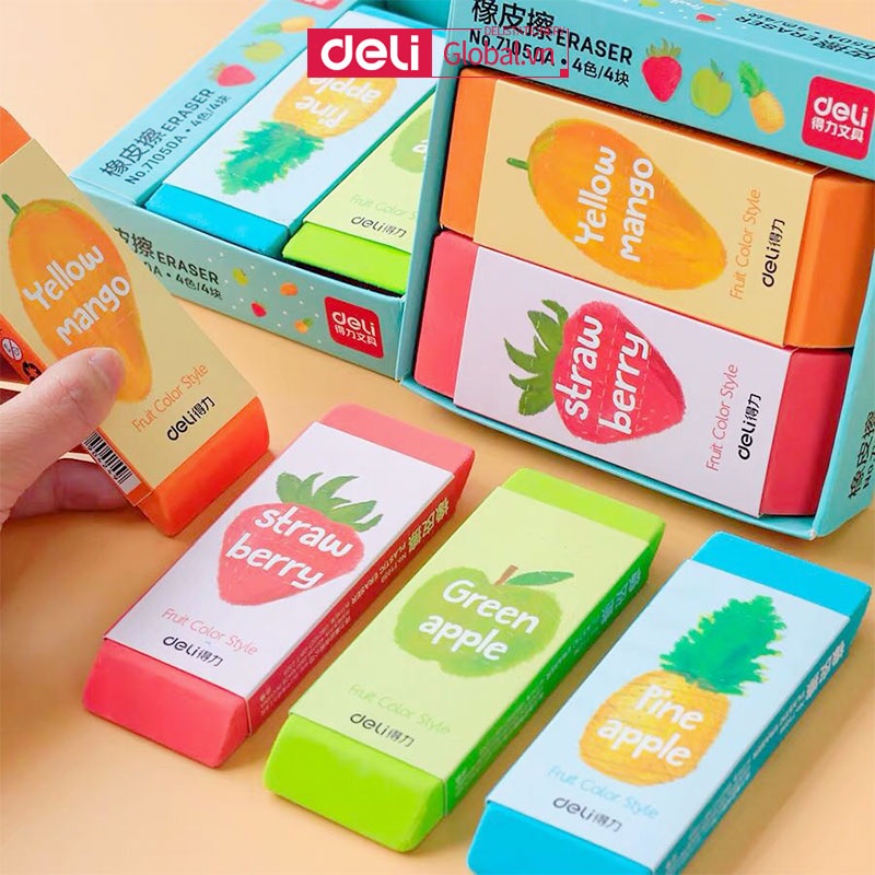 Cục Tẩy Hình Trái Cây Dễ Thương Kích Thước Lớn