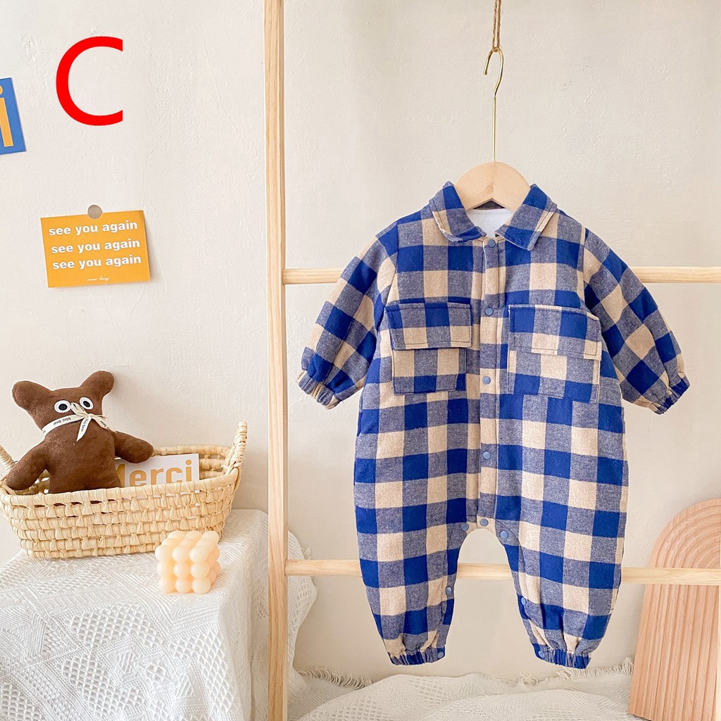 Sanlutoz Bộ Áo Liền Quần Tay Dài Chất Liệu Cotton Thời Trang Mùa Đông Cho Bé Gái