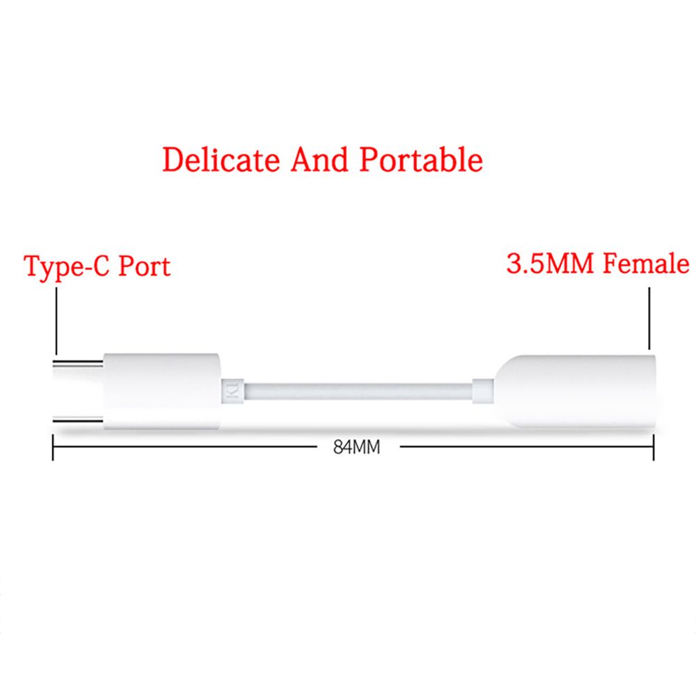 Cáp chuyển đổi âm thanh 3.5mm Type-C sang 3.5mm Type C USB-C đực sang 3.5 cái