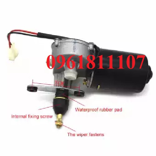 Motor gạt mưa 12V và cần gạt, motor gạt nước, motor giảm tốc gạt mưa