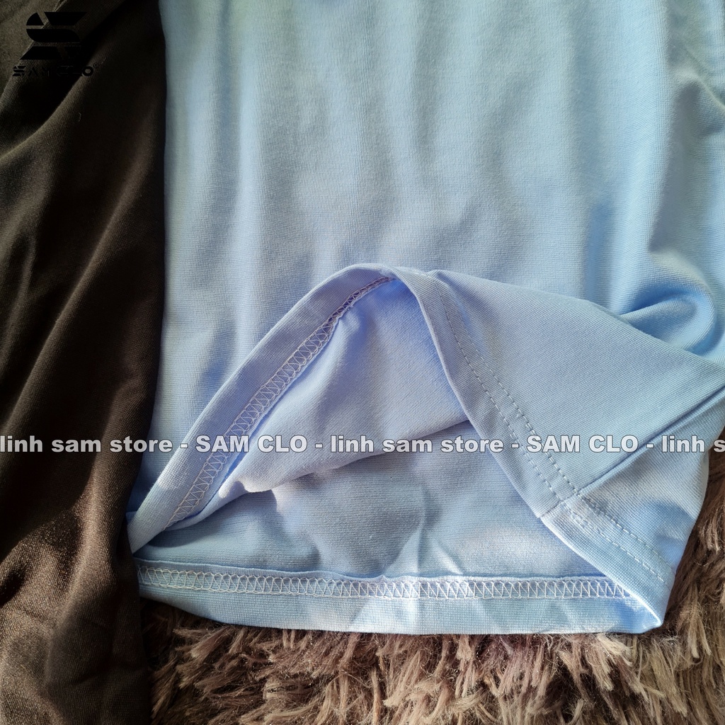 Áo thun Polo tay lỡ SAM CLO có cổ form rộng phông freesize dáng unisex mặc cặp, nhóm, lớp, đi học in hình BÓNG ĐÈN | BigBuy360 - bigbuy360.vn