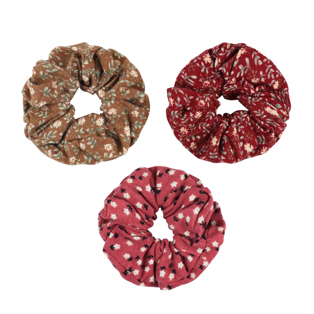 Scrunchies to buộc tóc họa tiết hoa nhí Tomato Handmade
