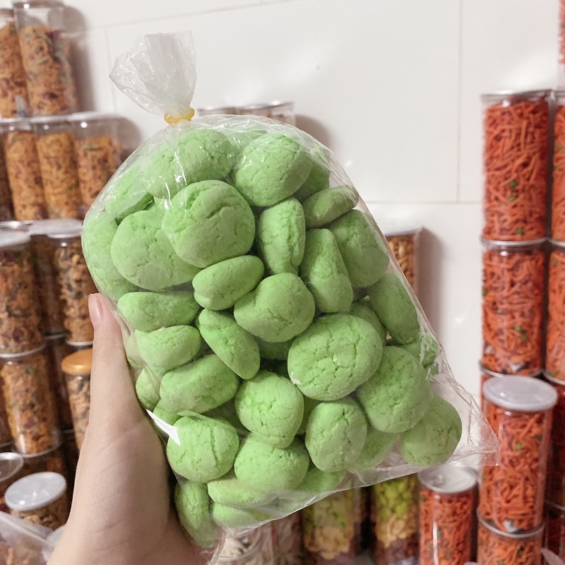 Bánh bao sữa matcha trà xanh (1 bịch gồm 60 cái bánh)