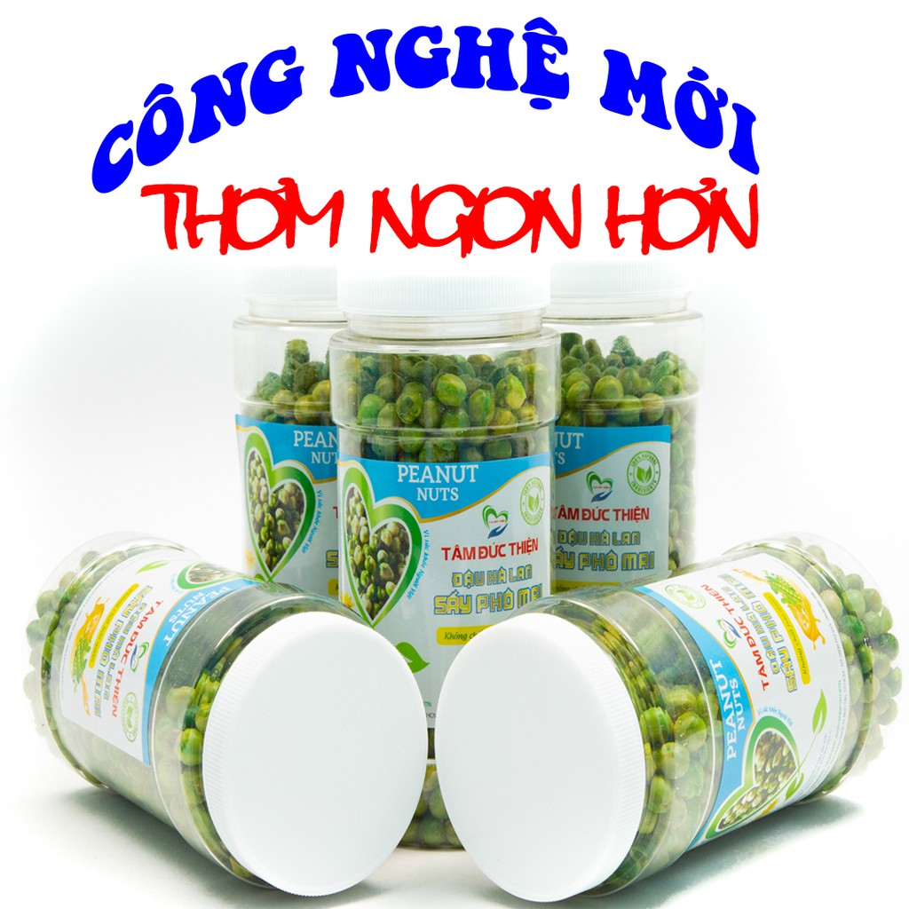 Combo 4 Hộp: Điều Rang Tỏi Ớt[Nguyên Liệu Sạch]/Đậu Phộng Rang Tỏi Hay Mè Cay/Hà Lan Sấy Phô Mai/Thập Cẩm Tâm Đức Thiện | BigBuy360 - bigbuy360.vn