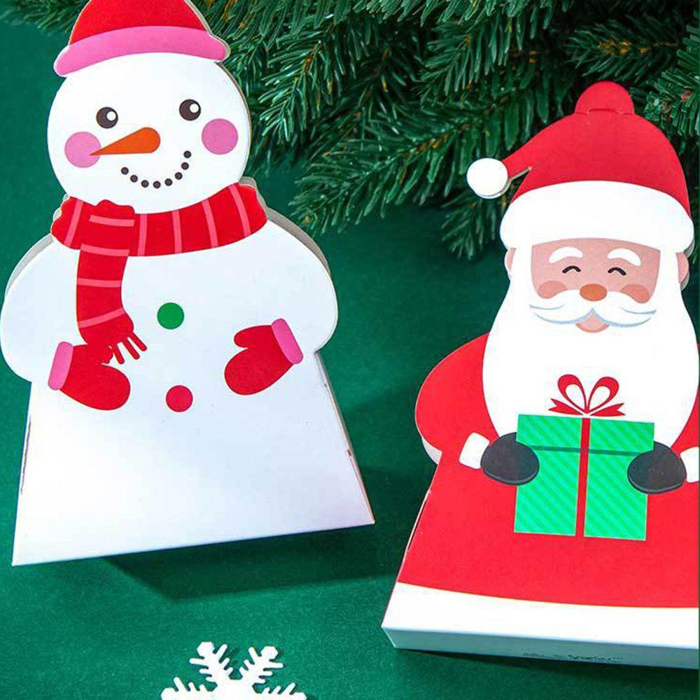 MUVAKO Bộ 5 Hộp Đựng Kẹo Hình Ông Già Noel