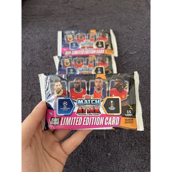 [ Pack lẻ ] Gói thẻ Match Attax limited mùa 2020/21