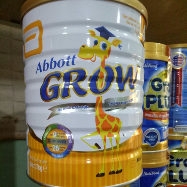 Sữa bột Abbott Grow 4-1,7kg(2-6 tuổi)