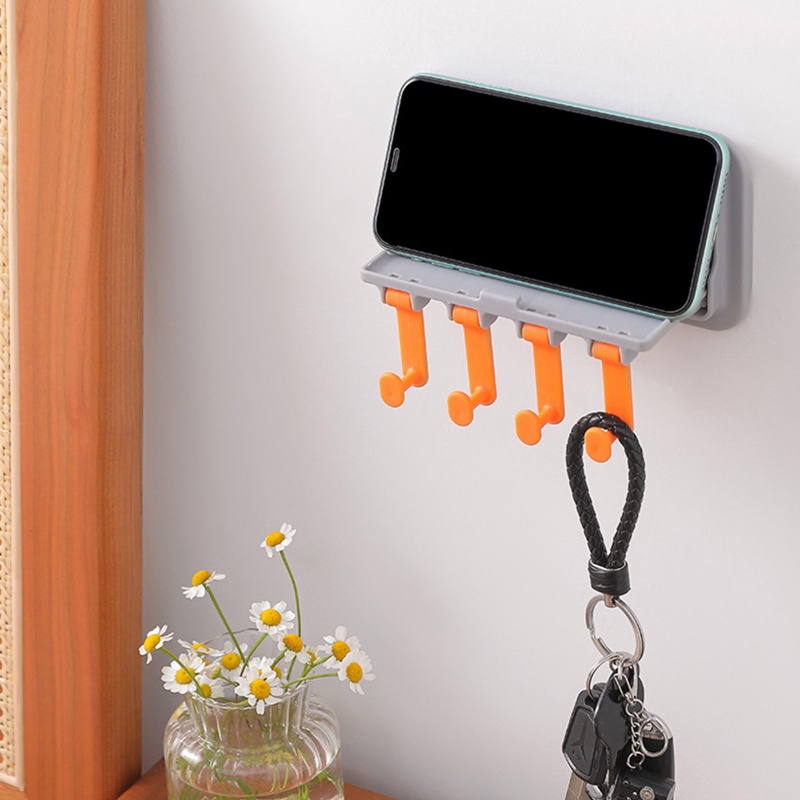 Giá Treo Khăn Đa Năng Bằng Nhựa Gắn Tường Không Cần Khoan