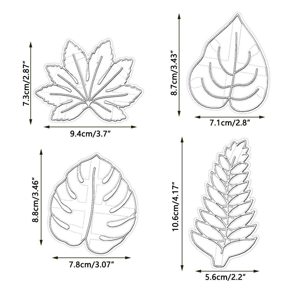 SUENIN Bộ 4 Khuôn Cắt Tạo Hình Bánh Quy