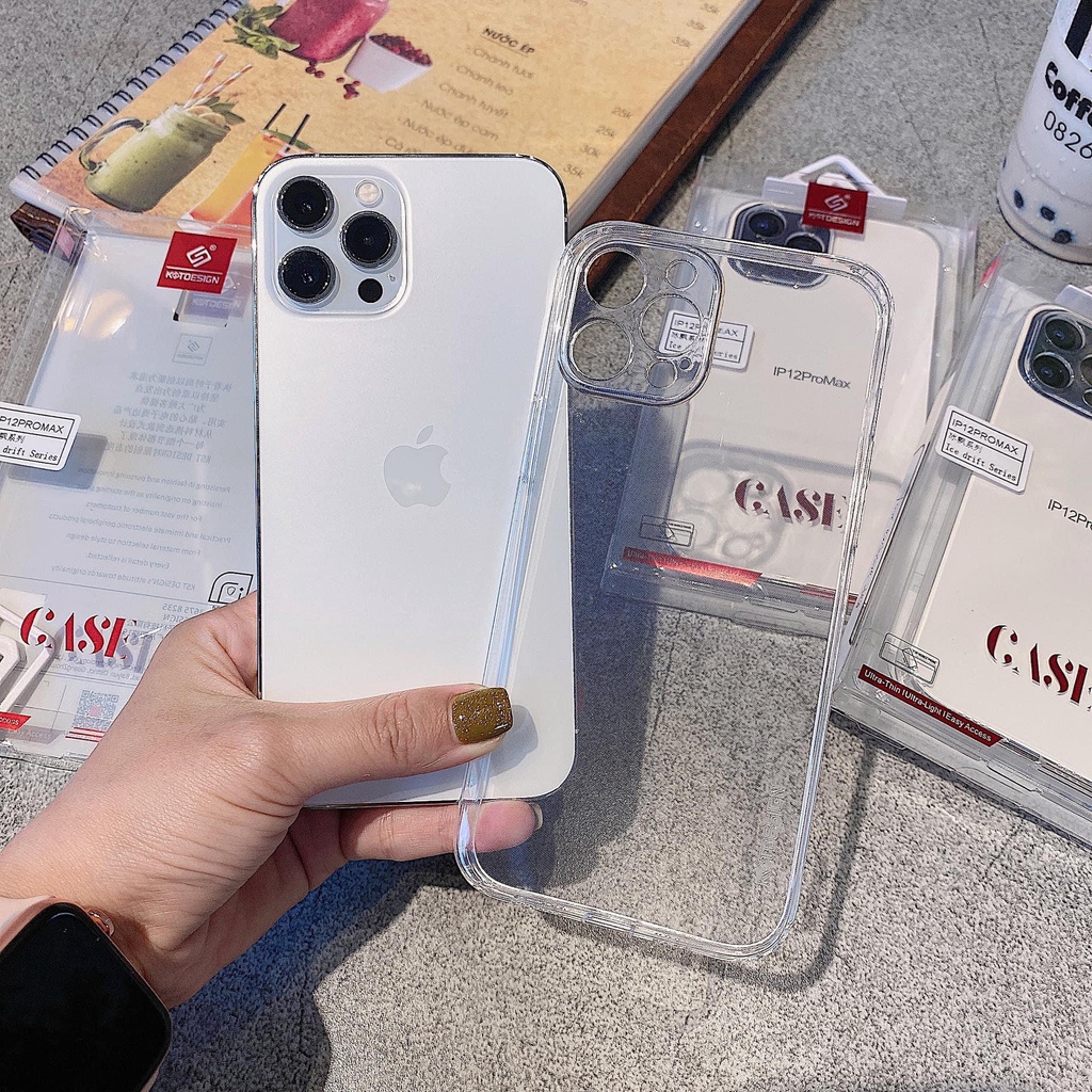 Ốp lưng KST DESING  nhựa TPU trong suốt, chống ố vàng iphone Xsmax / 11/11pro / 11promax / 12 / 12pro /12promax