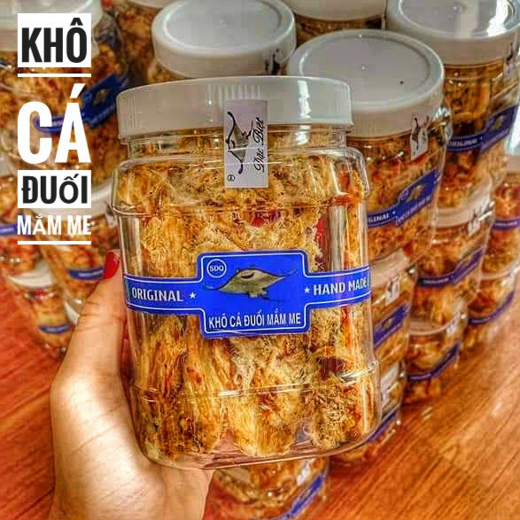 Khô cá đuối mắm me hũ 370gr