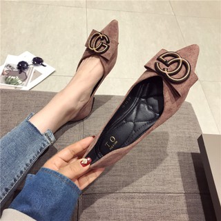 Giày Búp Bê Mũi Nhọn Size Lớn