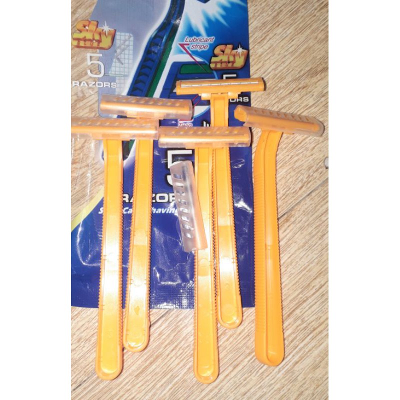 Sét 5 cây cạo râu lưỡi kép bằng nhựa