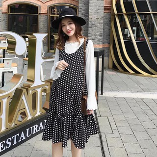 Set yếm bầu chấm bi đuồi cá