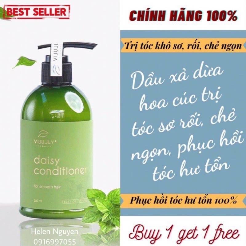 _Dầu xả dừa cúc Vijully (tặng Scrunchies xynh xắn)