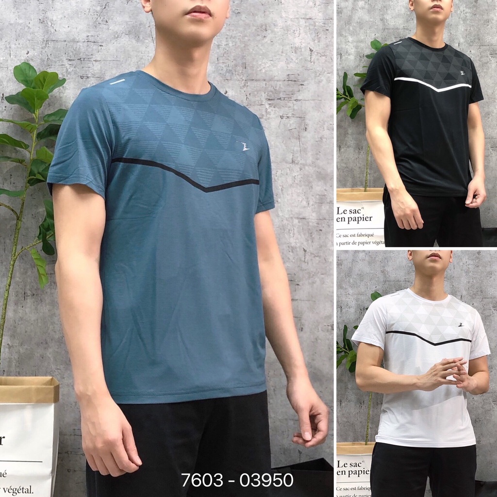 Áo thun thể thao gym áo phông nam cổ tròn bigsize cao cấp xuất khẩu APTT 122 - 7603