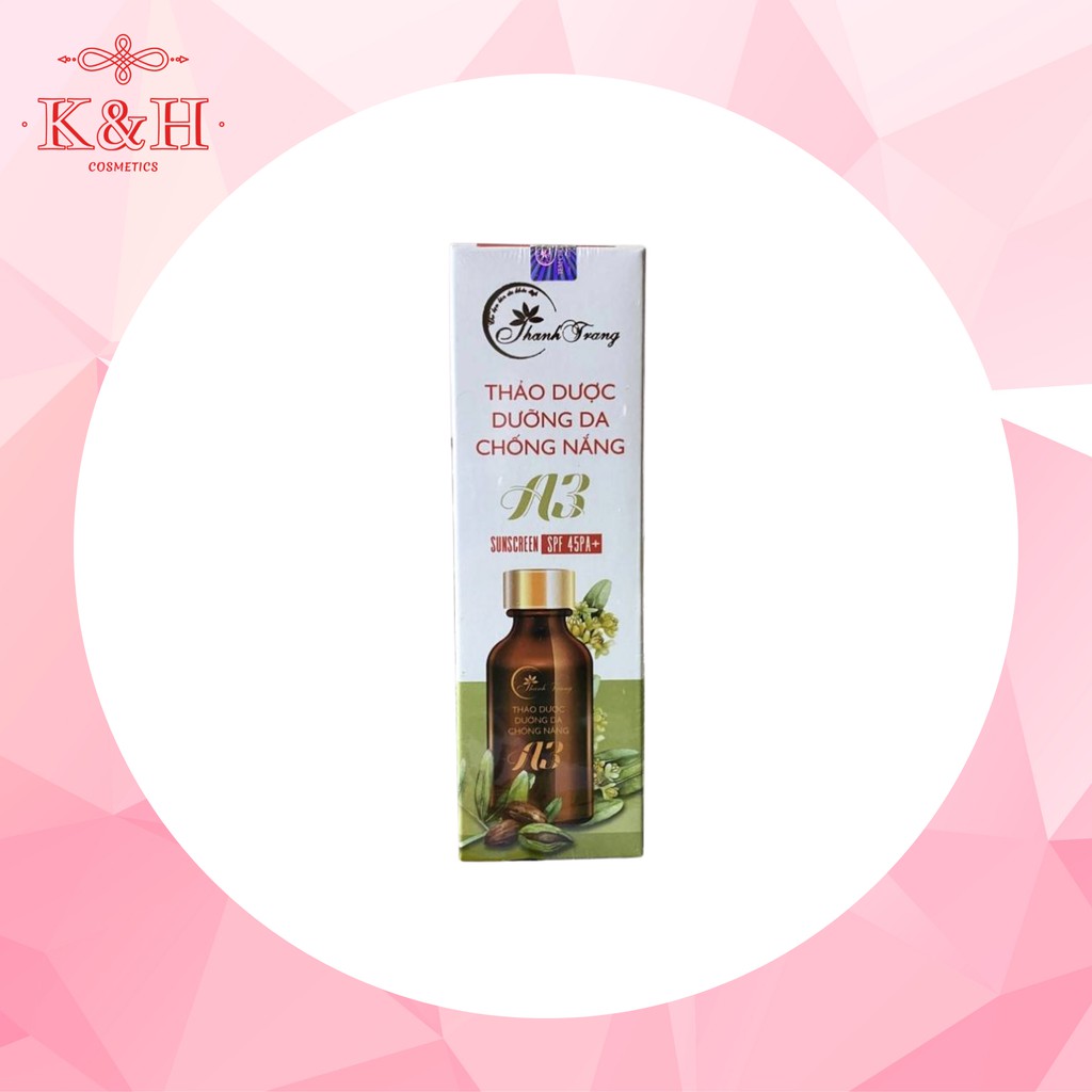 Thảo Dược Chống Nắng Dưỡng Da A3 Thanh Trang