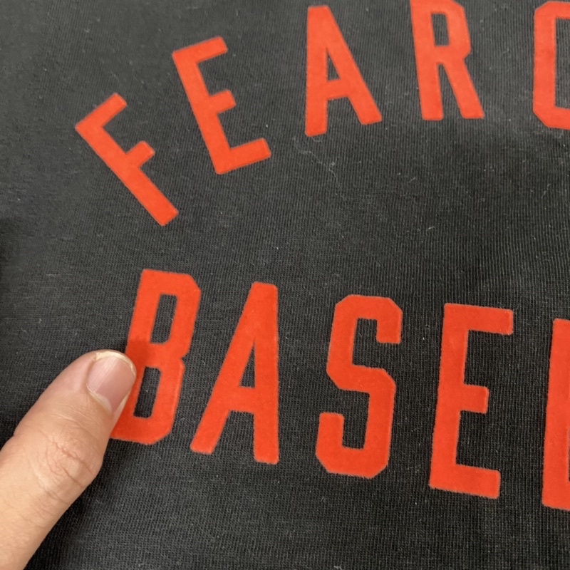 Áo thun Fear Of God FOG 7TH Collection Baseball màu đen chất liệu vải cotton cao cấp, Áo tee FOG Baseball unisex oversiz