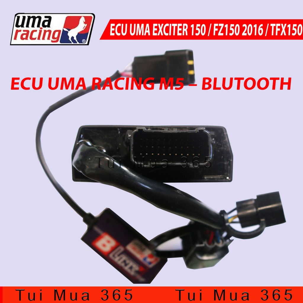 ECU UMA RACING M5 BLUTOOTH CONNECTION TUNING CHO EXCITER 150, MX KING, FZ 150 2016, TFX 150 ( Kèm Bộ Quà Tặng )